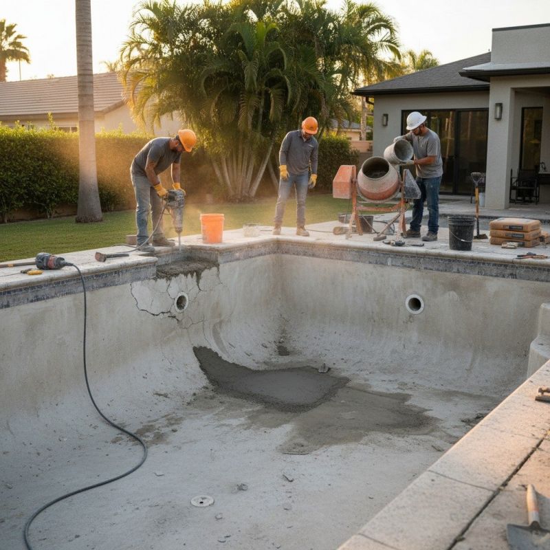 Pool Slab Repair