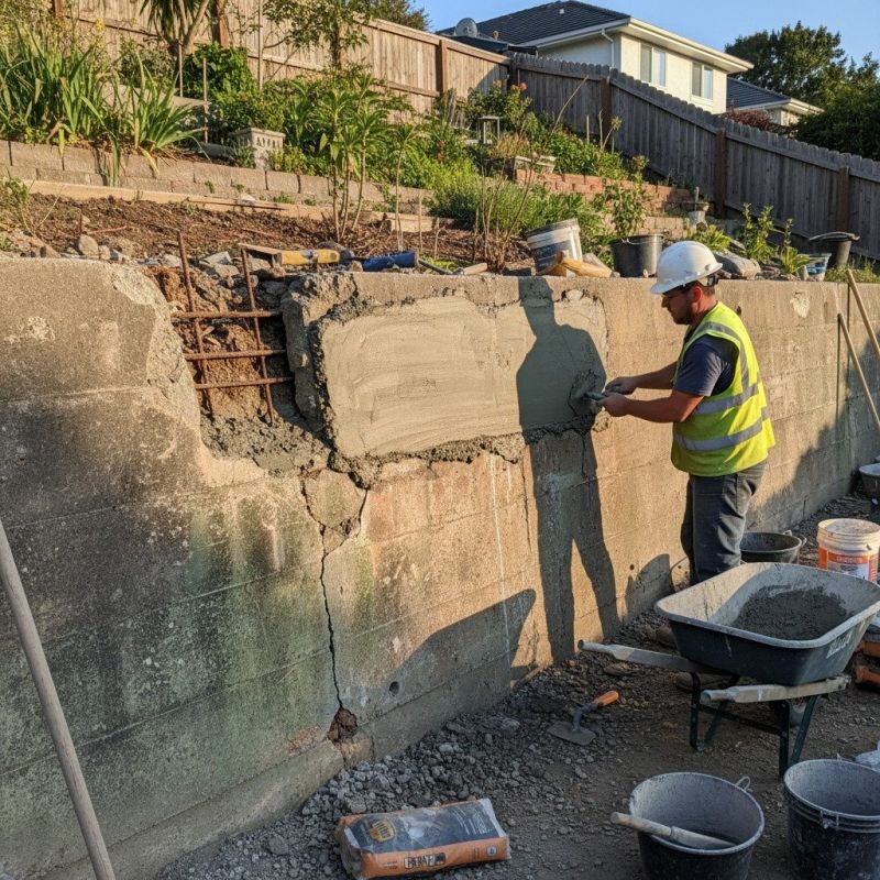 Poured Wall Repair